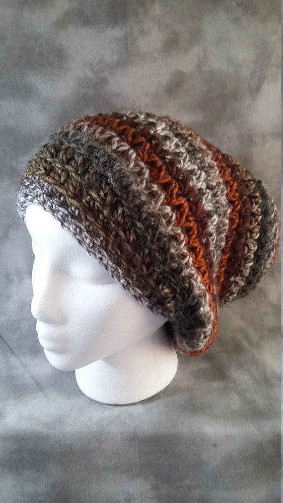 Rust Bamboo Slouchy Hat Rust Bamboo Slouchy Hat