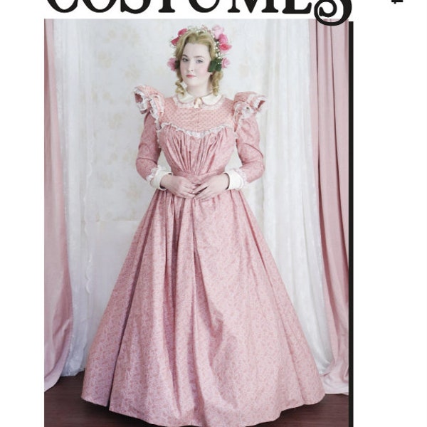 Sewing Pattern for Womens Historical Dress Costume, 1890s Tea Dress, McCalls Pattern M8304, Designer Angela Clayton