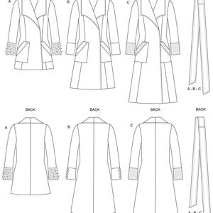 Sewing Pattern for Womens Coat or Jacket, Buttrick Pattern B6720, the ...