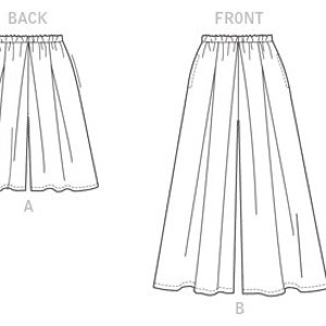 Sewing Pattern for Misses' & Women's Plus Size Pleated and Tucked ...