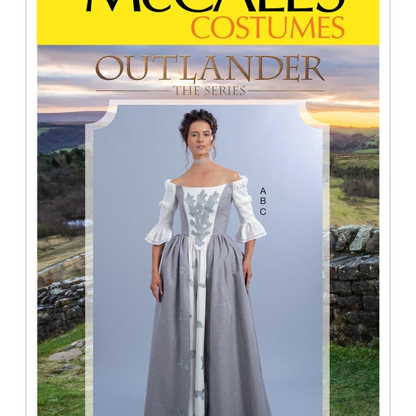 Sewing Pattern for Misses Historical Dress Costume, McCalls Pattern M7764, Outlander Costume, Claires Dress, Scottish Highlander, Historical