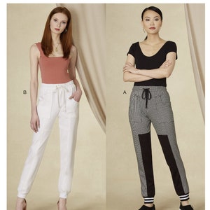 Misses and Misses Petite Track Pants Vogue Sewing Pattern V1828 Etsy