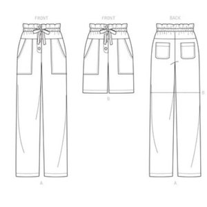 Sewing Pattern for Womens Pants & Shorts New Look Pattern - Etsy