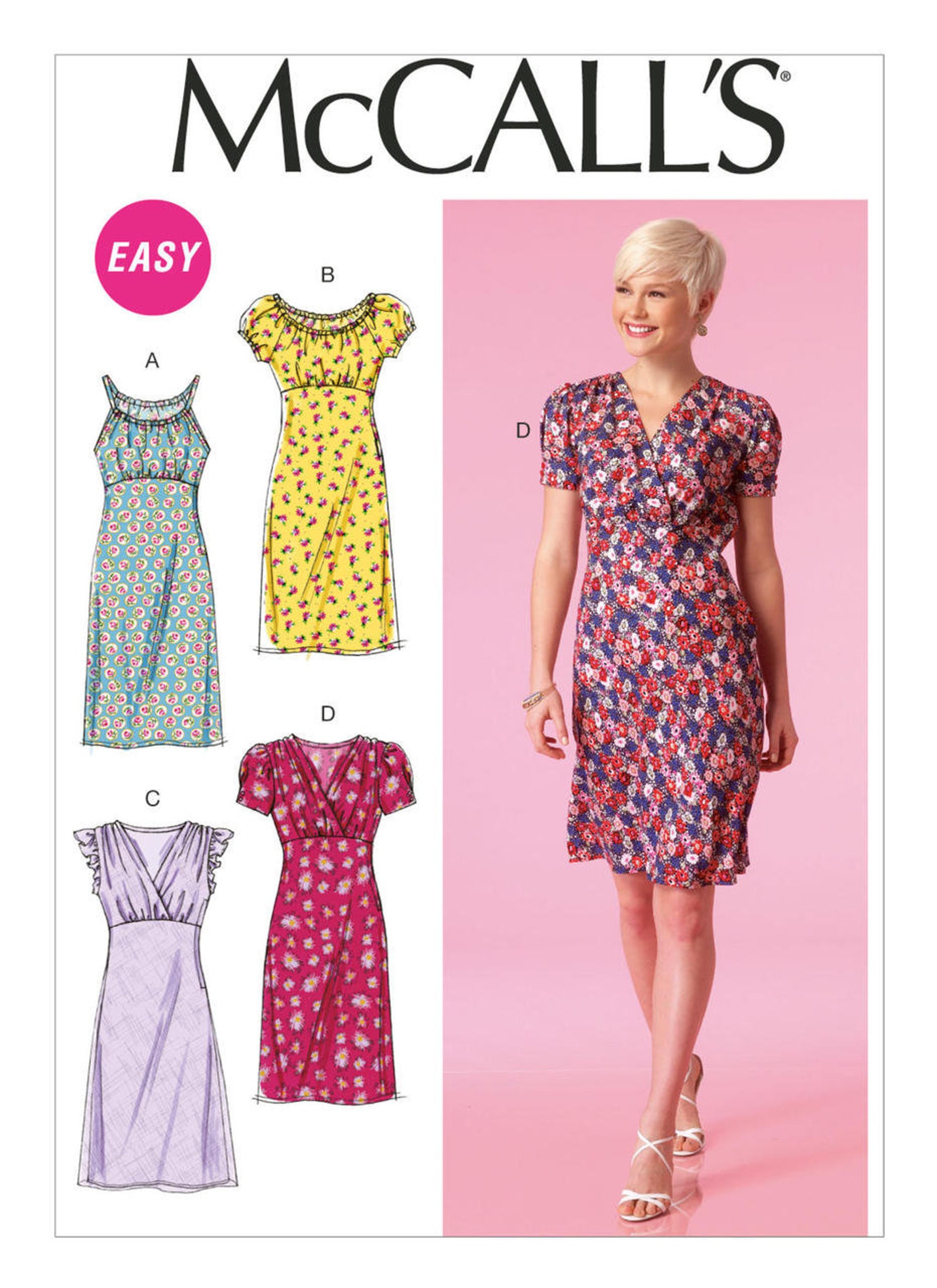 Sewing Pattern for Misses Dresses Mccall's Pattern M7116 Etsy