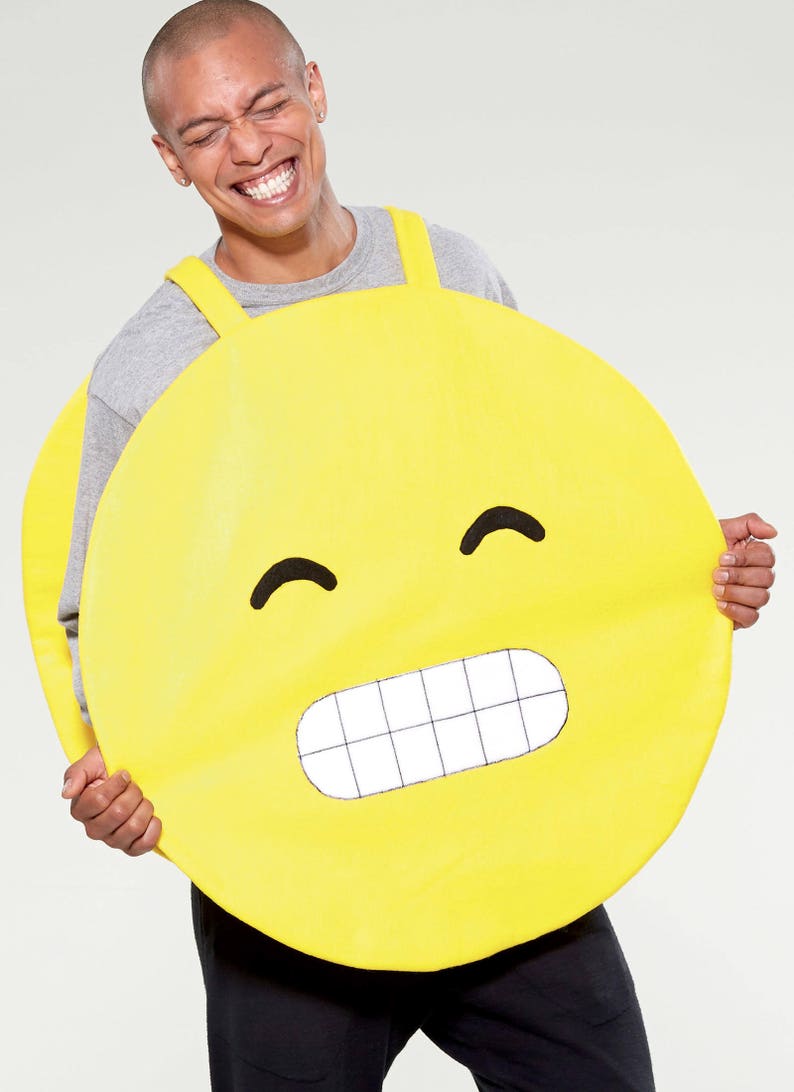 Sewing Pattern for Adult &amp; Children's Emoji Costumes | Etsy