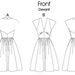 Sewing Pattern for Womens' Deep V-neck Dress Butterick - Etsy