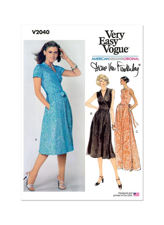 designer dress sewing patterns OOP Vogue Designer Tracy Reese Dress Sewing Pattern 1397 Sz 6 8 10 12 14 UC FF