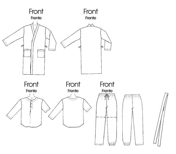 Sewing Pattern for Men's & Boys Sleepwear Mccall's Etsy