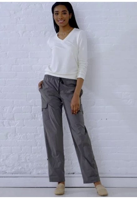 Patron De Couture New Look N6644 - Haut En Tricot Et Pantalon Cargo Pour Femme - Tailles 10 à 22 - 8