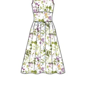 Sewing Pattern for Womens Dresses in Two Lengths, New Look Pattern ...