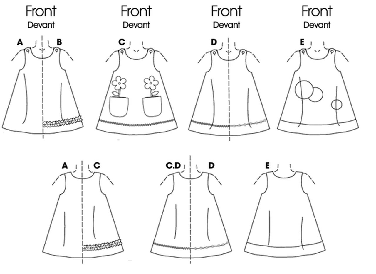 Sewing Pattern for Toddlers' and Little Girls' - Etsy