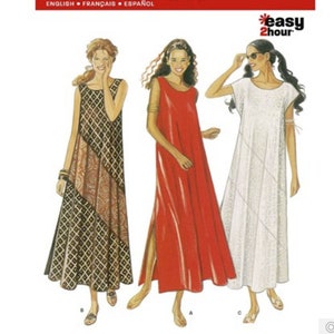 Sewing Pattern for Womens Dress in Misses Sizes,  Easy Sew Dress, Maxi Dress, New Look Pattern 6229, New Pattern, Great Summer Look