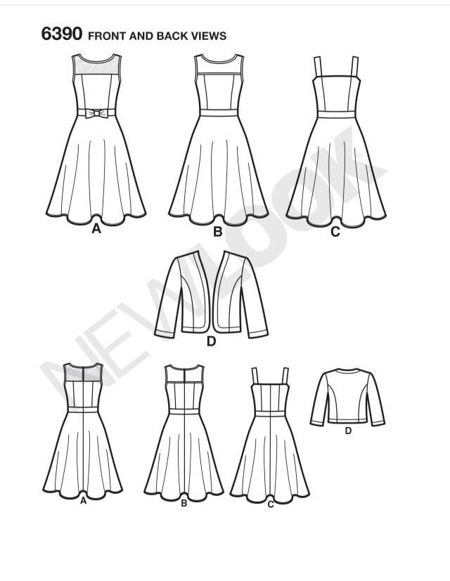 Sewing Pattern for Womens Dress Jacket New Look Pattern Etsy