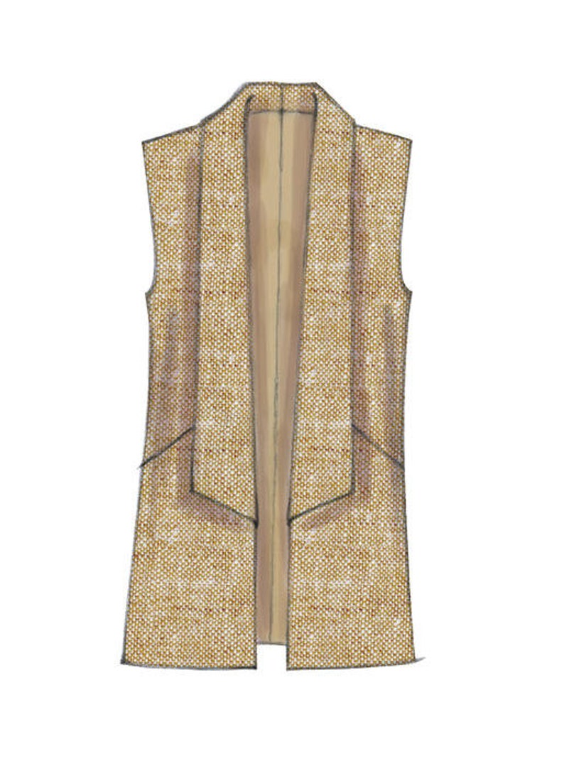 Sewing Pattern for Womens Vest and Jackets Mccall's Etsy