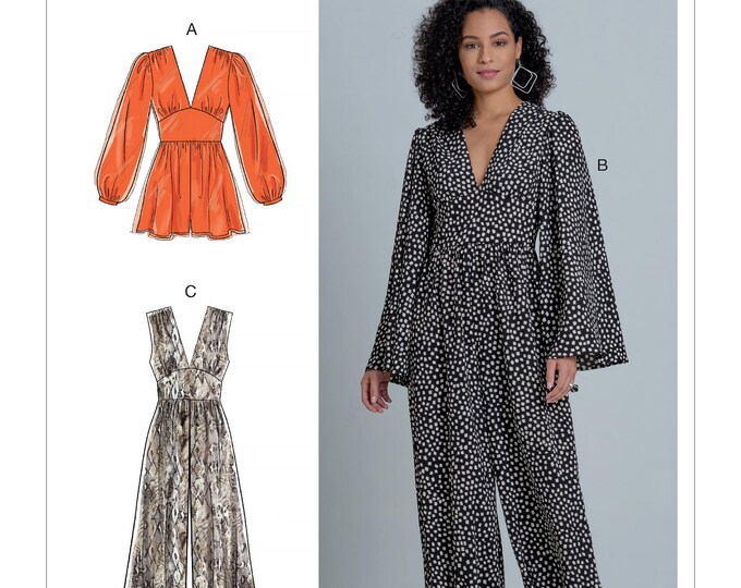 Sewing Pattern for Womens Romper and Jumpsuits, Mccalls Pattern M8009 ...