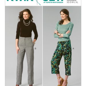 Sewing Pattern for Misses Straight Leg Pants Kwik Sew K4070 - Etsy