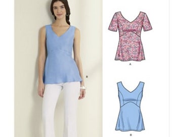 Sewing Pattern for Womens Tops in Misses Sizes 10 - 22, Great Summer Tops, New Look Pattern N6673, New Pattern, OOP