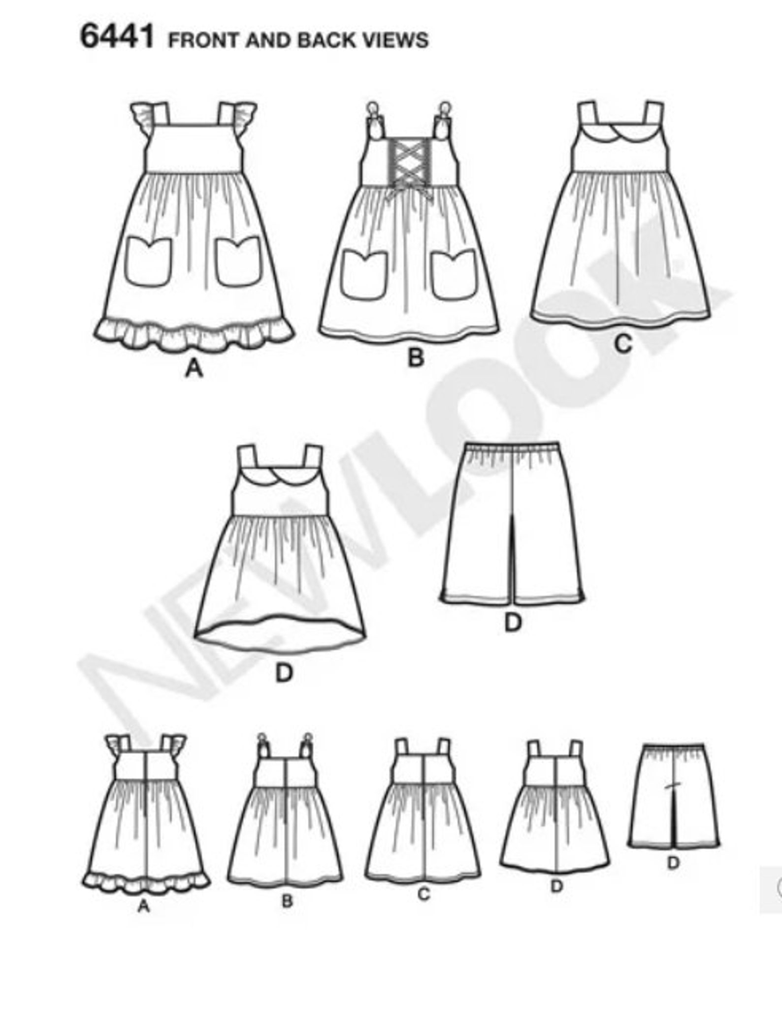 Sewing Pattern for Toddler Girls Dresses Top and Cropped Etsy