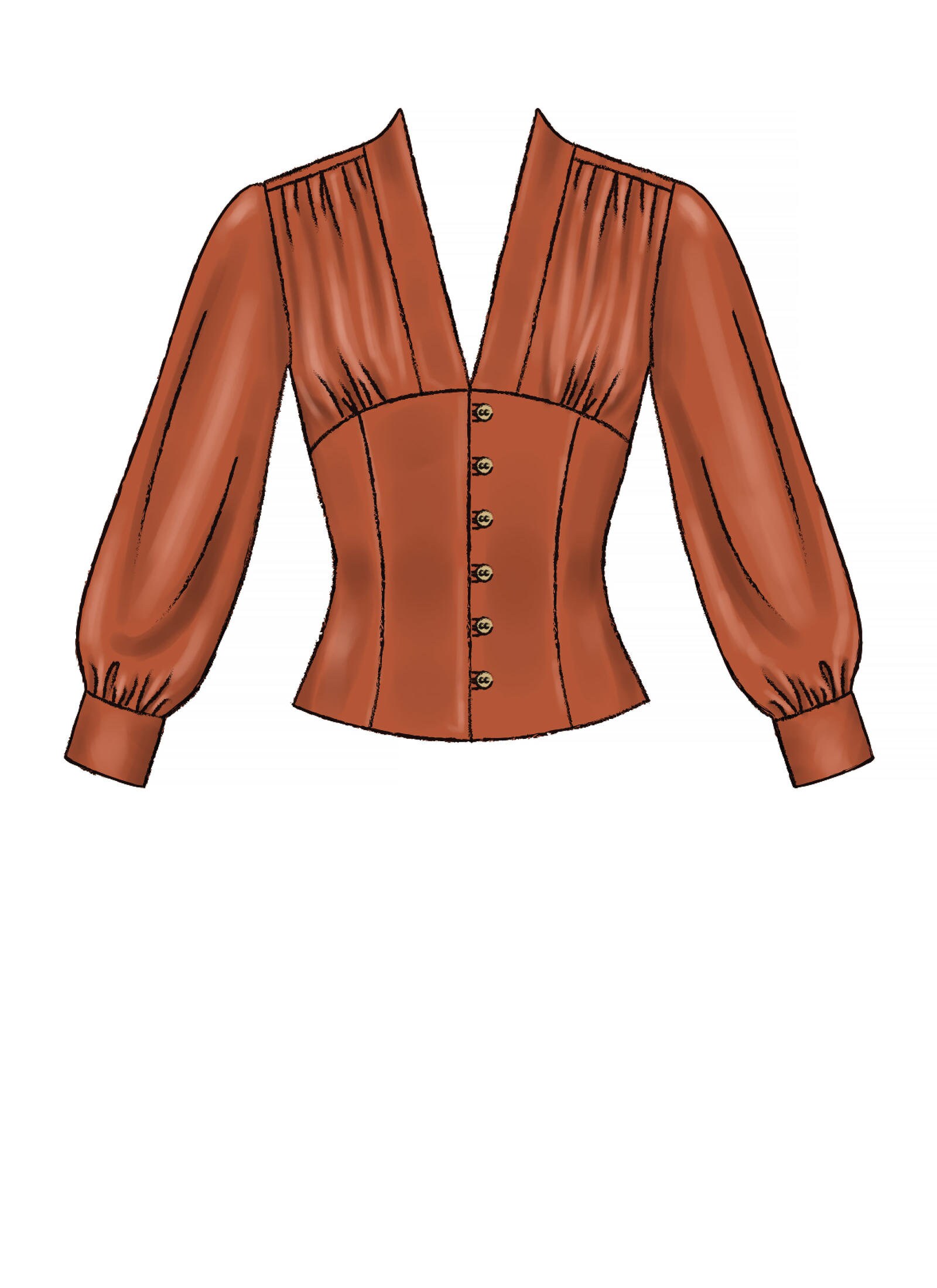 Sewing Pattern for Womens Tops Fitted Tops to Show off Your - Etsy UK