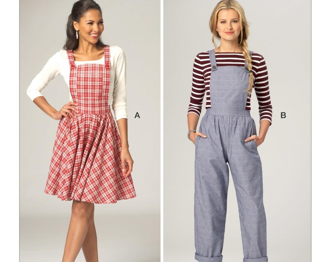 Sewing Pattern Womens Overall Jumper and Jumpsuit, Kwik Sew Pattern