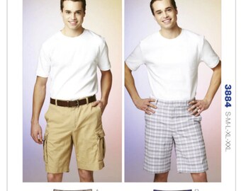mens cargo shorts pattern