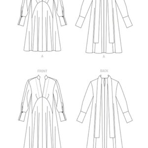 Sewing Pattern Womens DEEP-V Dresses Vogue Pattern V1780 - Etsy