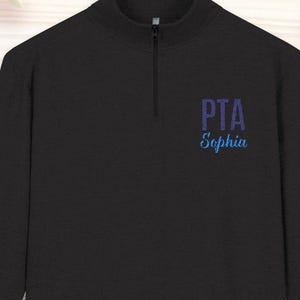 Doctor of Physical Therapy Custom Quarter-Zip Sweatshirt Embroidered Embroidery Personalizable Gift  DPT PTA PT Graduation Jacket Sweater