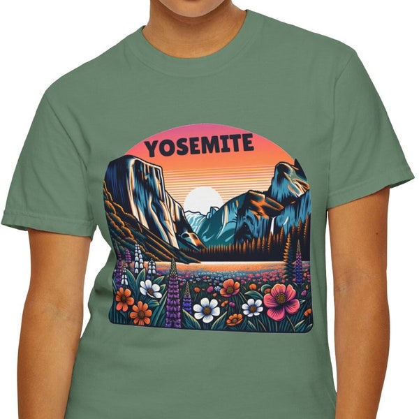Yosemite National Park Comfort Color shirt, Gift Yosemite Park T-shirt Yosemite Park Souvenir California National Parks El Capitan Tee shirt