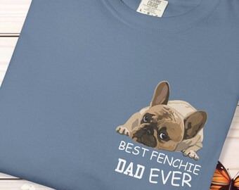 Comfort Colors® French Bulldog Dog Dad Shirt gift for Frenchie dog owner, Frenchie lover gift French Bulldog Dog Dad Shirt Lover Gift Tshirt