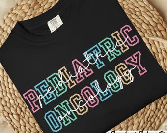 Comfort Colors® Pediatric Oncology Nurse T Shirt Gift, Silly Goose Peds Oncology Nurse T-Shirt, Gift RN Tee Peds Nurse Crewneck Peds Tee