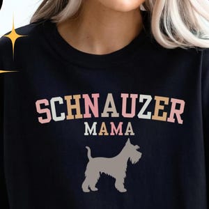 Comfort Colors® Custom Schnauzer Mama, Unisex Women's Shirt, Mini Schnauzer, Schnauzer Owner Tshirt, Funny Dog Mom Gift Tee Shirt