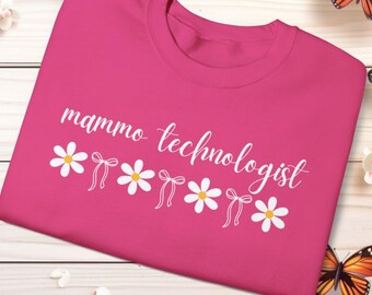 Mammography Tech Shirt Sweatshirt Mammo Technologist Mammo Crew  Sweater Appreciation Gift for Mammographer Team Appreciation Graduation
