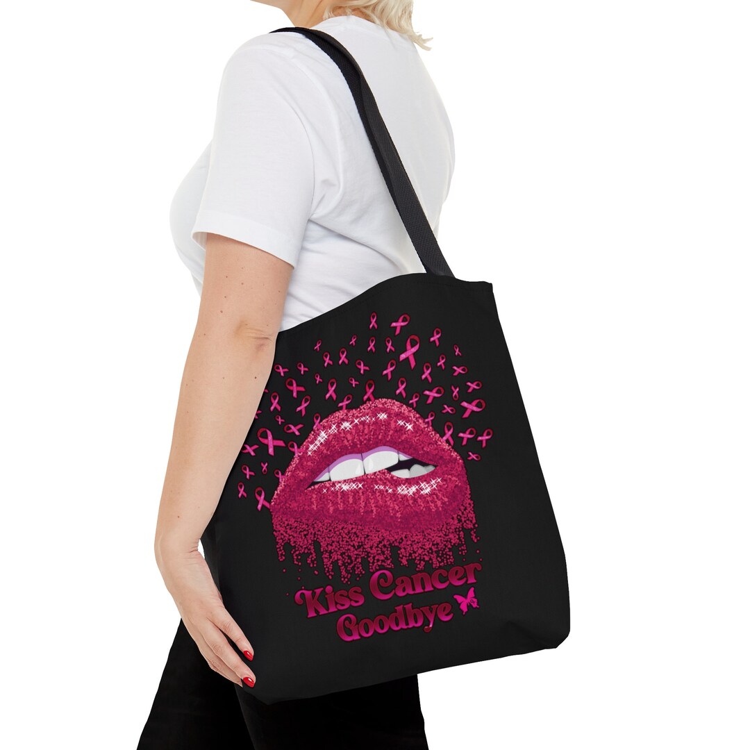 CafePress Philippians 4:13 Breast Cancer Awareness Tote Bag - Reusable Natural Canvas Shopping Bag, Two Sizes