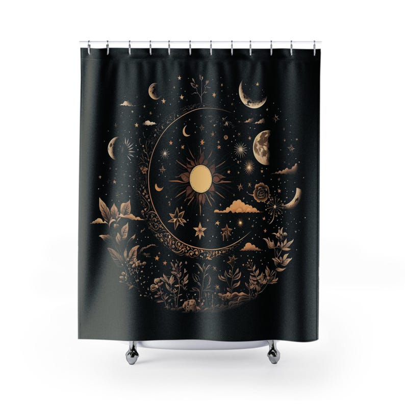MoonBeamsJewels Shower Curtain - Thumbnail 5