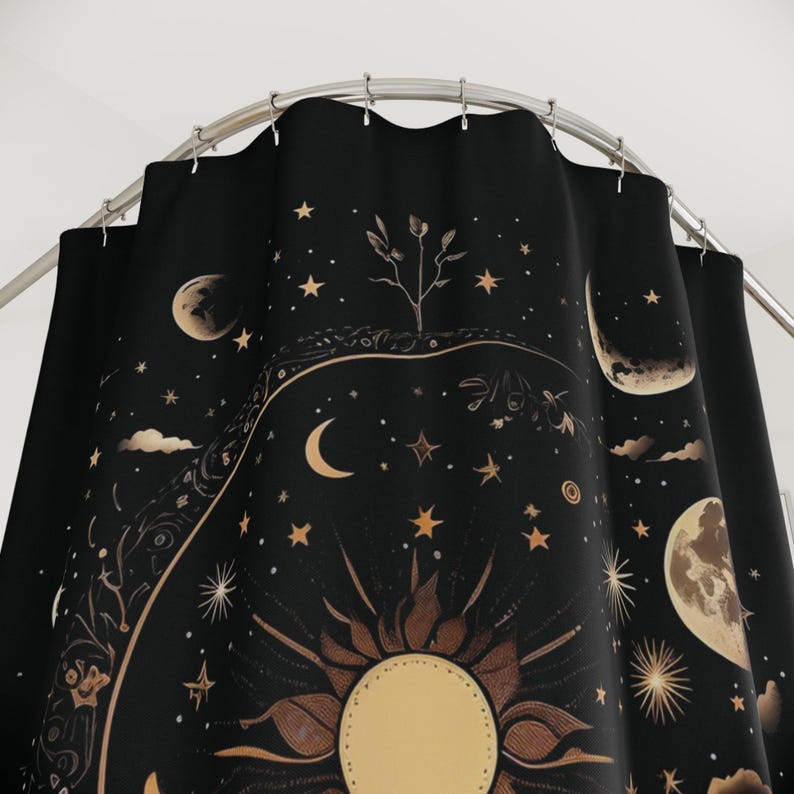 MoonBeamsJewels Shower Curtain - Thumbnail 2