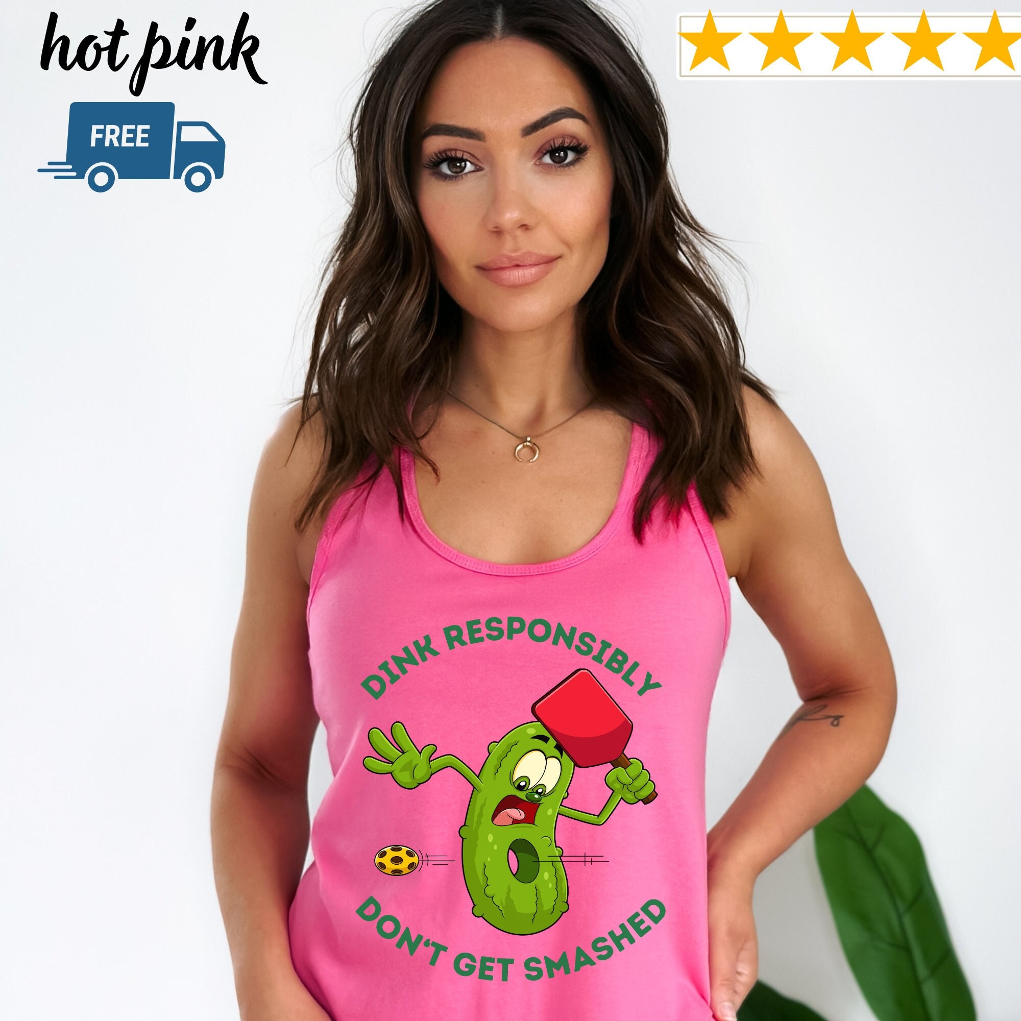 Pickleball Tank Top Funny Pickleball Dink Responsibly Don't Get Smashed Tank Top Love Pickleball tank Cute Pickleball Women's Racerback tank