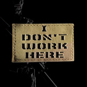 Morale Patch | Laser-Cut with Velcro Hook Backing, Perfect for outdoor military and Airsoft Gear 50x80mm