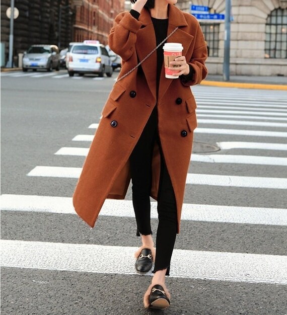 Women Casual Anorak Jacket Girls Western Wear Women's Wool Coat Blouse Thin  Coat Trench Long Jacket Ladies Slim Long Belt Elegant Overcoat Outwear  Hooded Insulated Jacket Women 