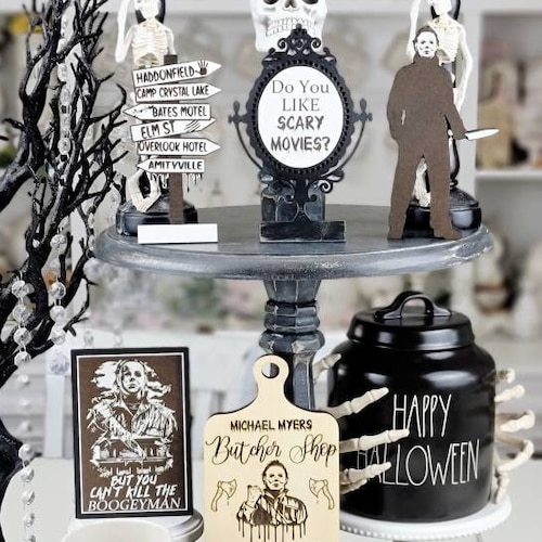 Michael Myers Sign Halloween Decor Etsy