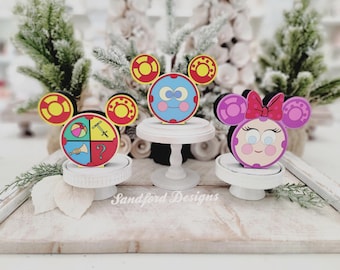 Mickey Mouse Clubhouse Oh Toodles self-standing decorations, Mouseketools, Quoodles