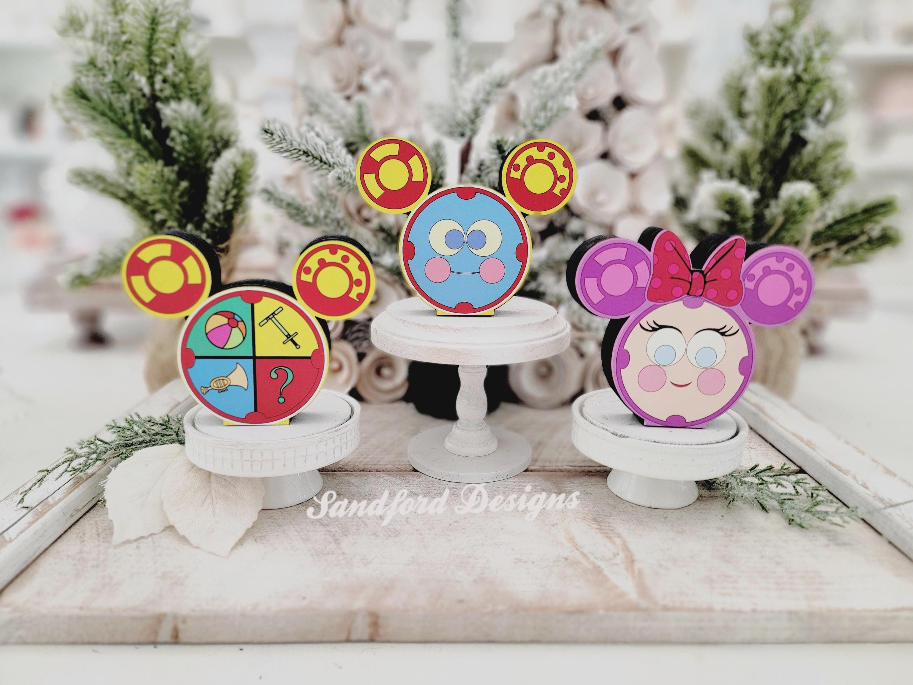 Mickey Mouse Clubhouse Oh Toodles self-standing decorations, Mouseketools, Quoodles