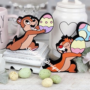 Chip n Dale Easter Egg Decor – Disney Tiered Tray Decoration