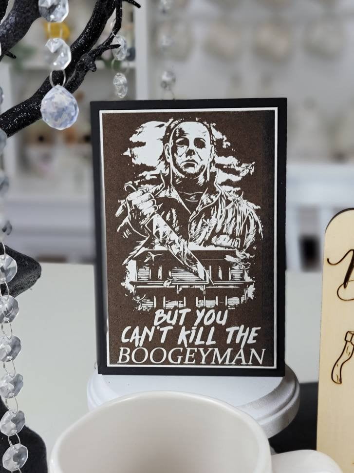 Michael Myers Tiered Tray Decor Michael Myers Horror Tray Etsy Canada