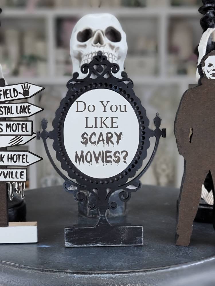 Michael Myers Tiered Tray Decor Michael Myers Horror Tray Etsy Canada