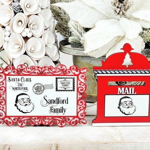 Personalized Santa Letter, North Pole Theme tiered tray Holiday Christmas Gift image 10