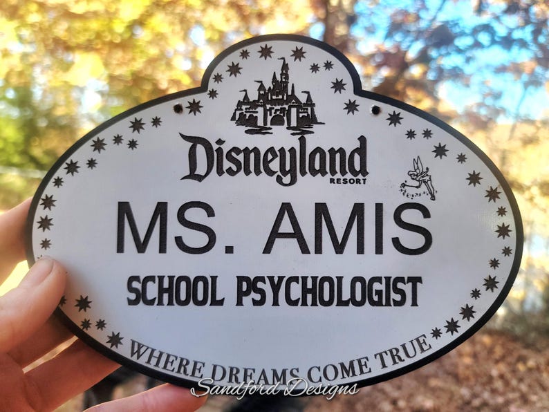 Personalized Disney Teacher Sign, Mickey Classroom Decor, Teacher Gift zdjęcie 7