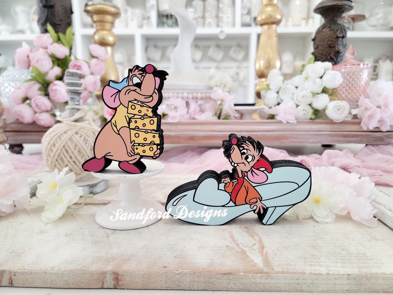 Cinderella Mice Gus Gus, and Jaq Decorations Bibbidi Bobbidi Boo