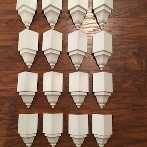 CROWN MOLDING CORNERS for 3 5/8" Transition 16 pack