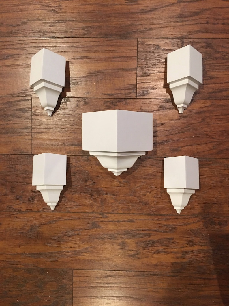 Crown Molding Corner Inside Blocks 4 Pack for 3 5/8 Etsy