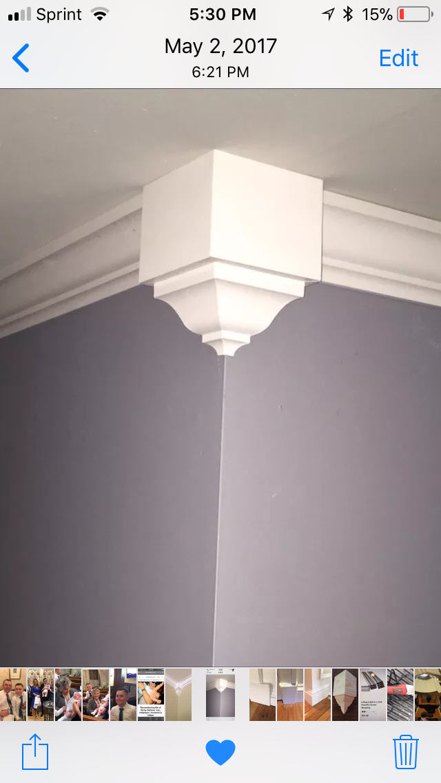 CROWN MOLDING CORNERS for 3 5/8 Transition 2 Pack of Outside Etsy